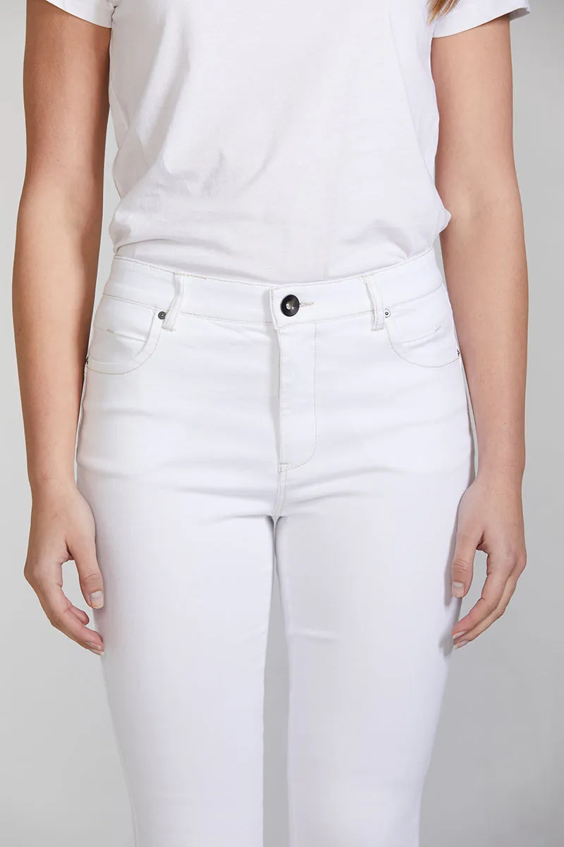 Rome Jean NLA2684 in White by Lania The Label