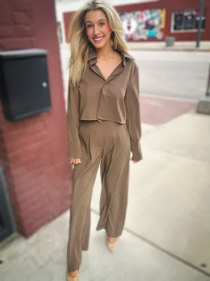 Sadie & Sage Silent Streets Wide Leg