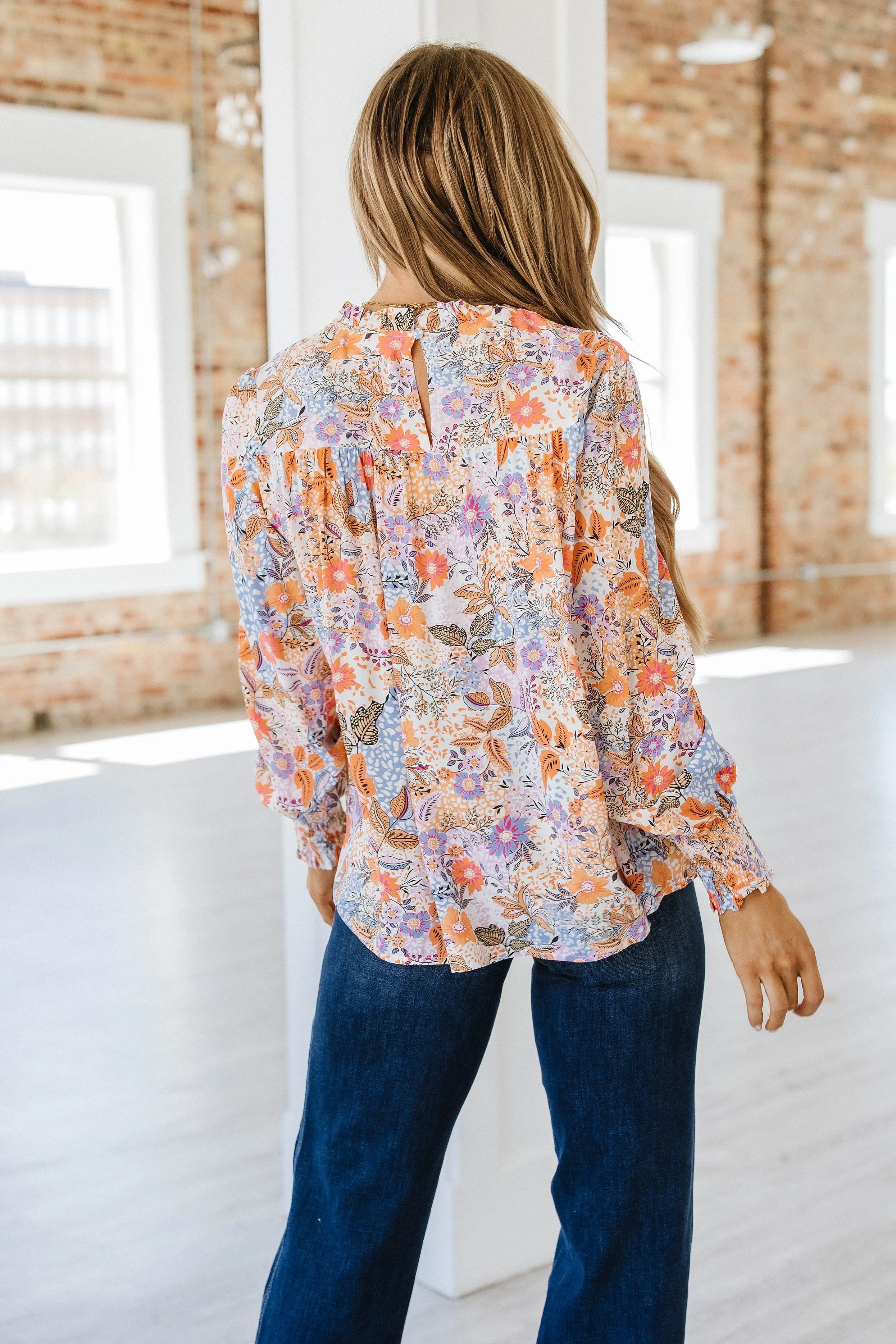 SALE - Loretta Boho Smocked Blouse | Size Small