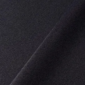 Satin Back Crepe Fabric, Navy- Width 112cm