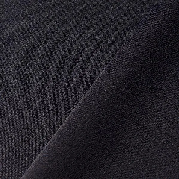 Satin Back Crepe Fabric, Navy- Width 112cm