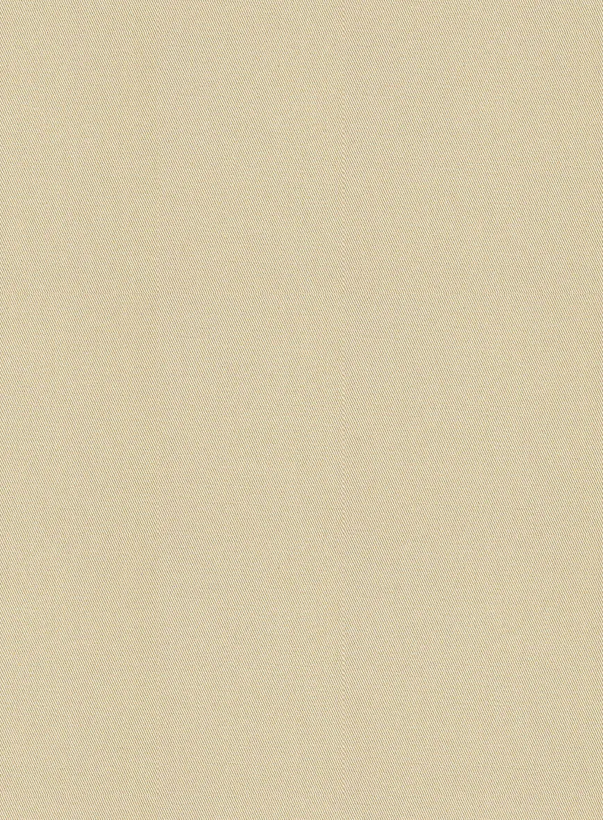Scabal Khaki Cashmere Cotton Pants