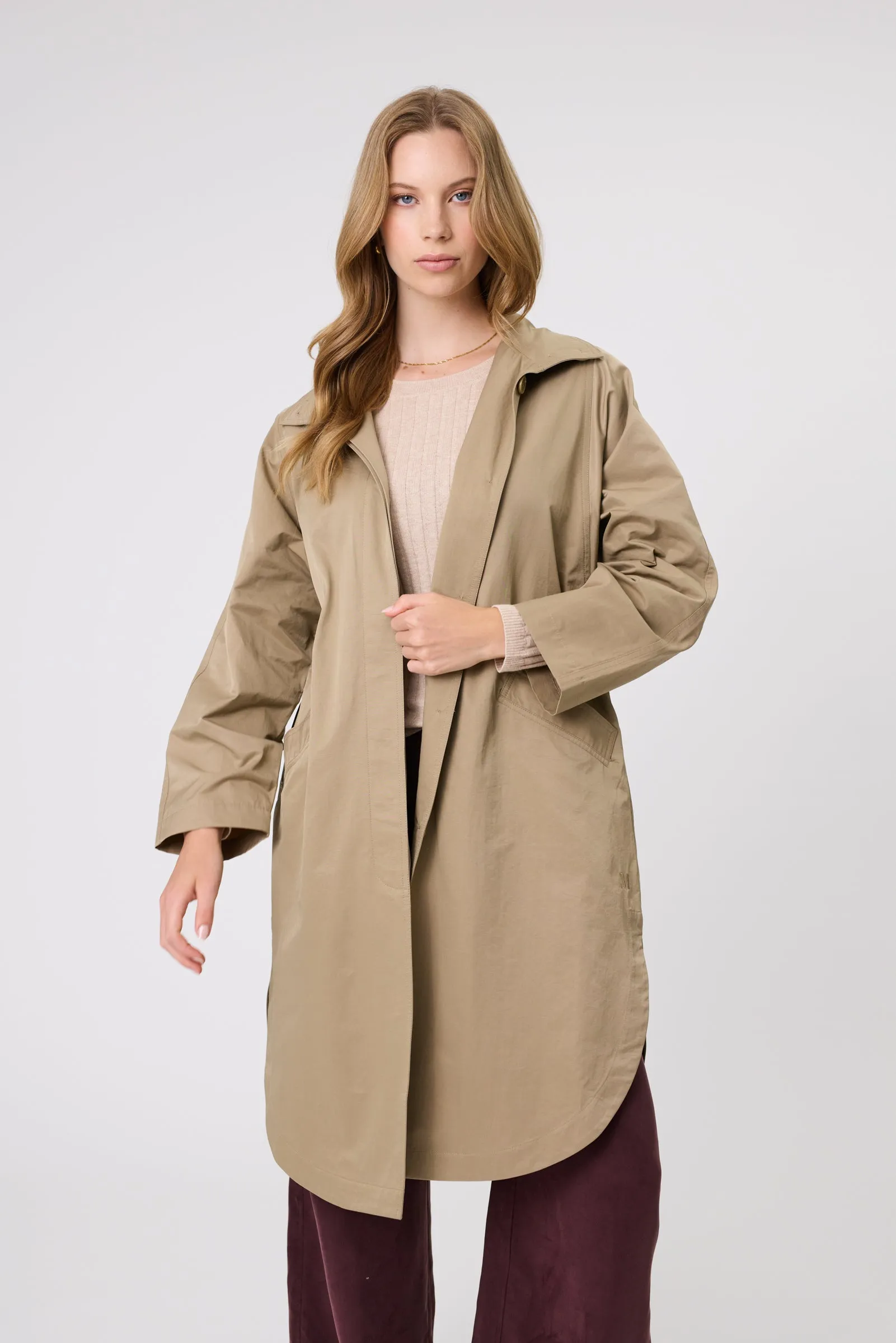 Season Trench Coat - Camel