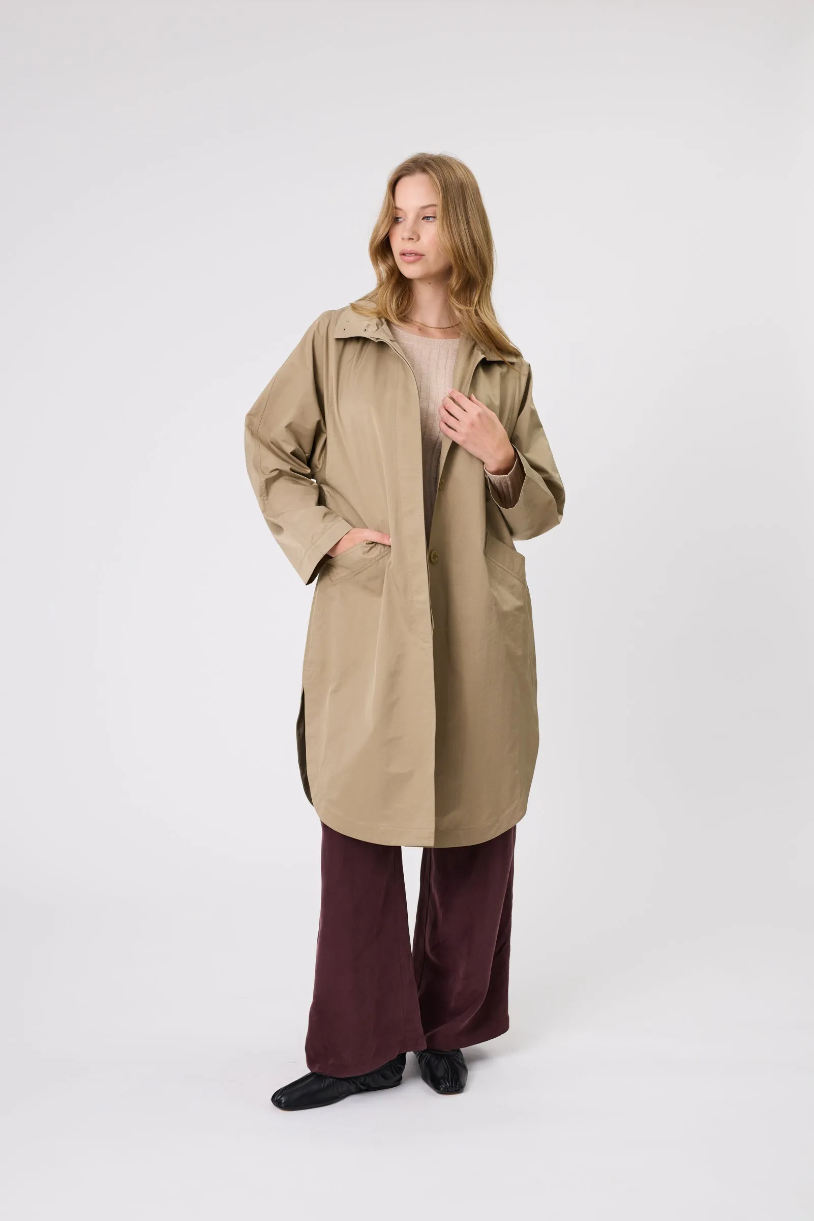 Season Trench Coat - Camel