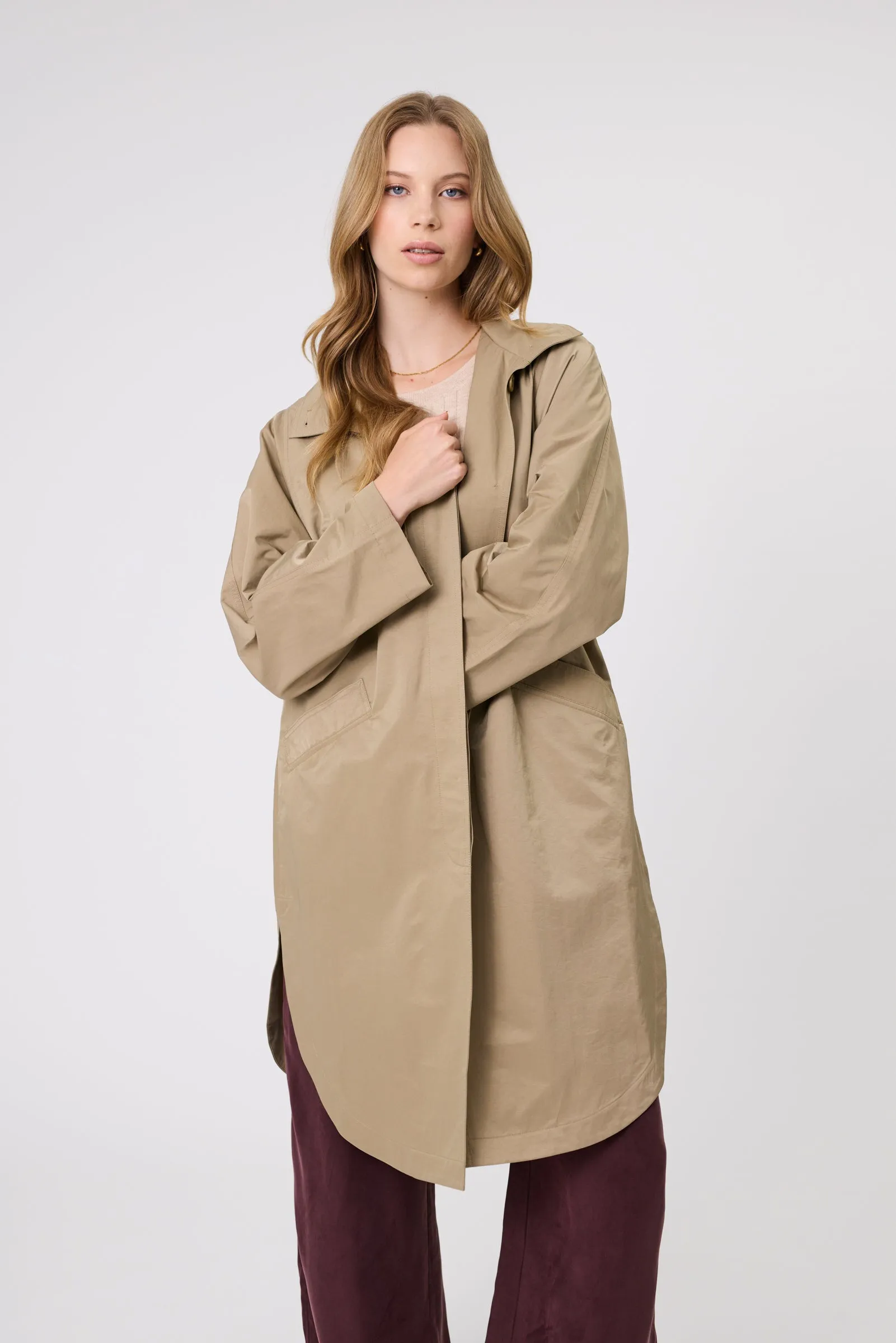 Season Trench Coat - Camel
