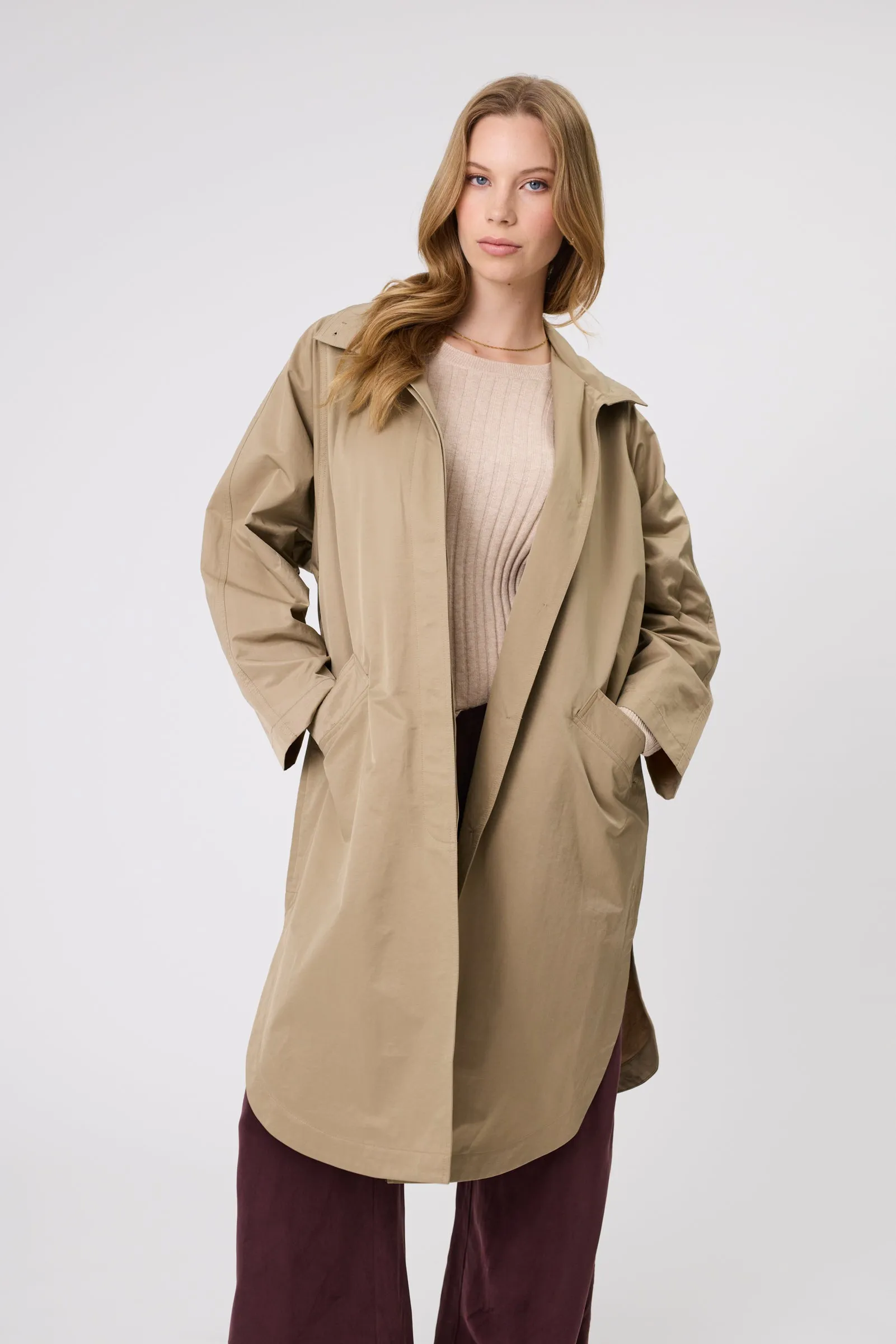 Season Trench Coat - Camel
