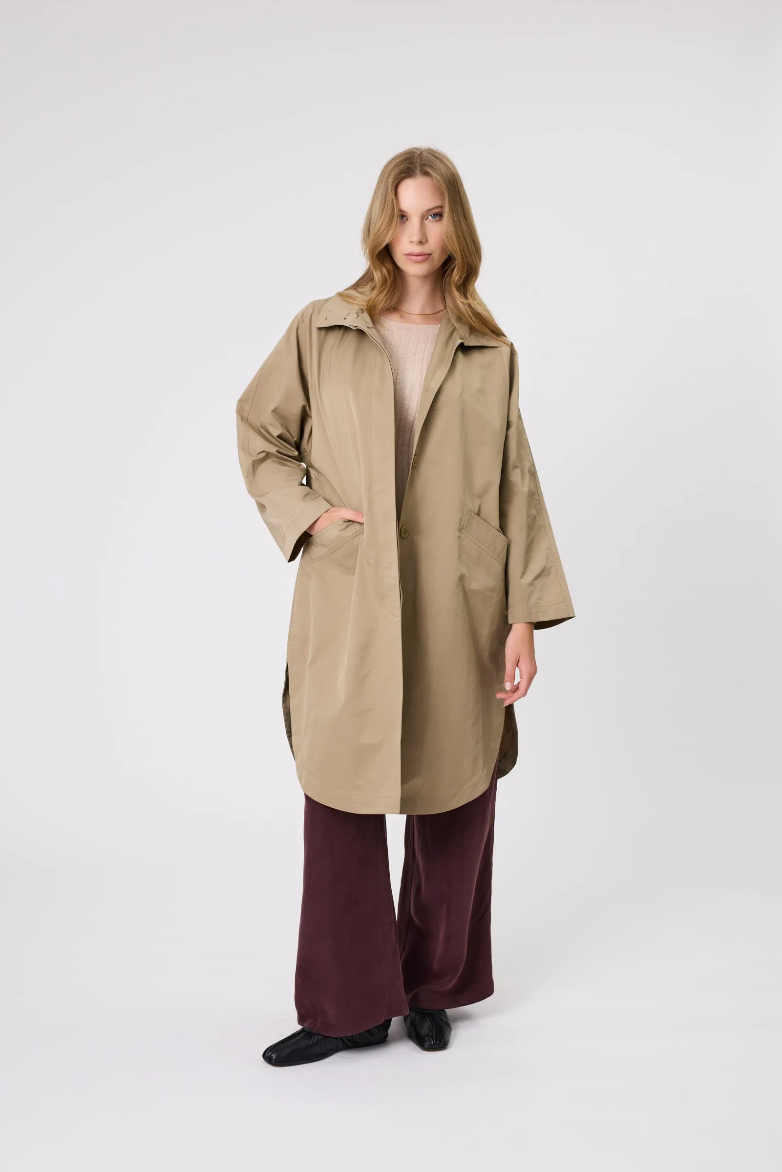 Season Trench Coat - Camel