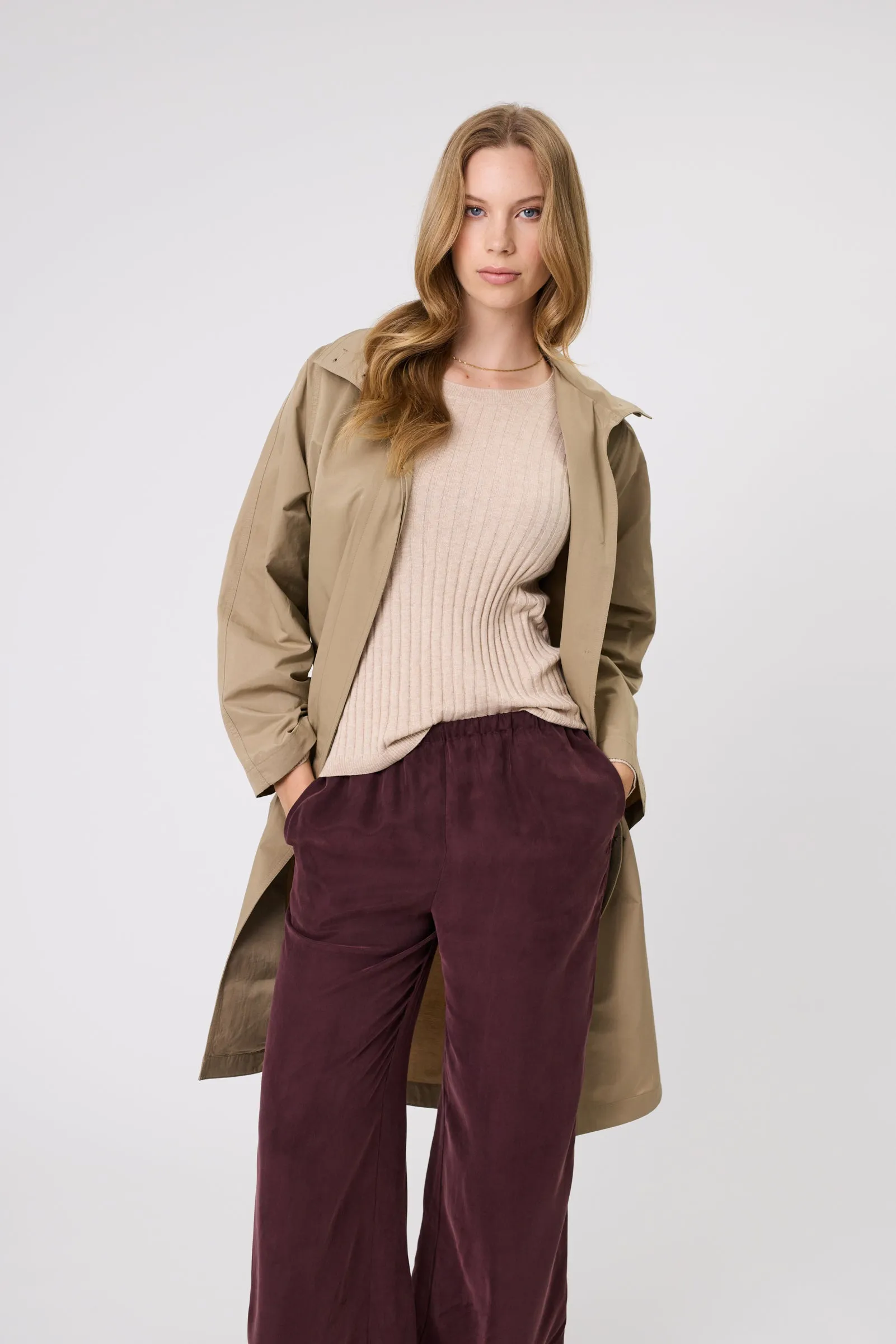 Season Trench Coat - Camel