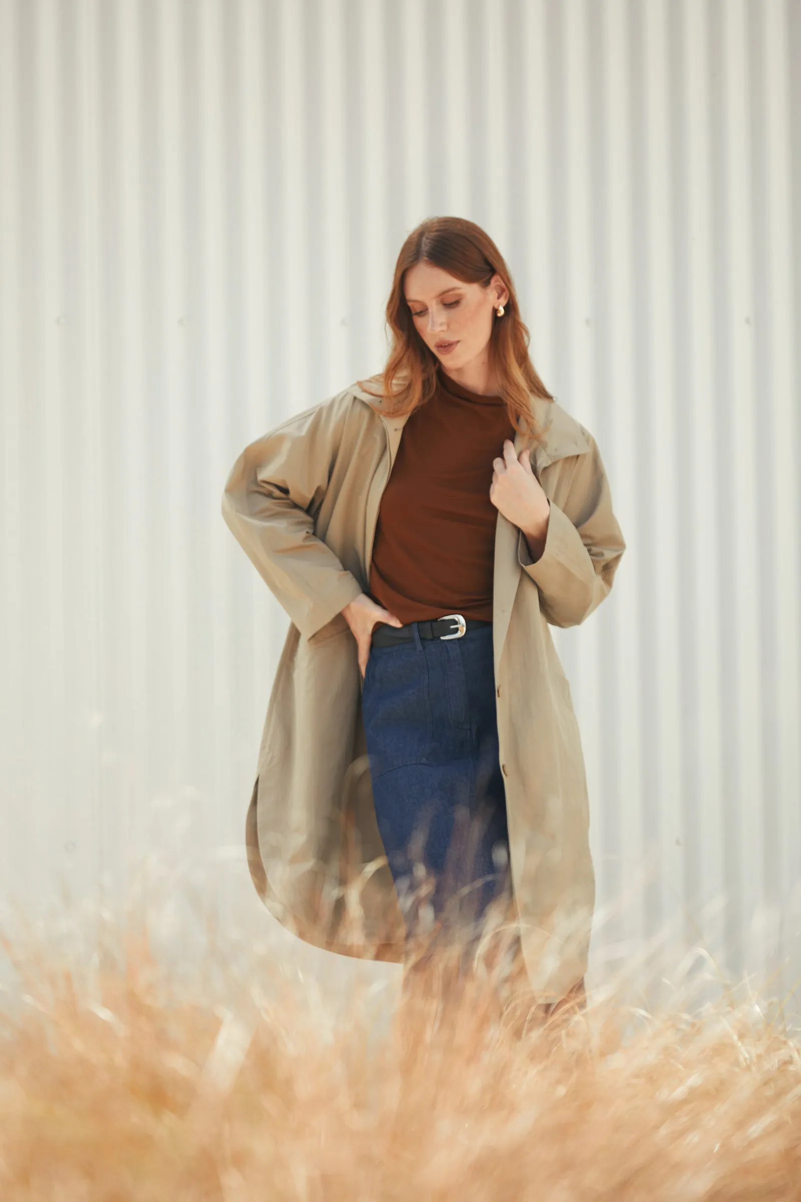 Season Trench Coat - Camel
