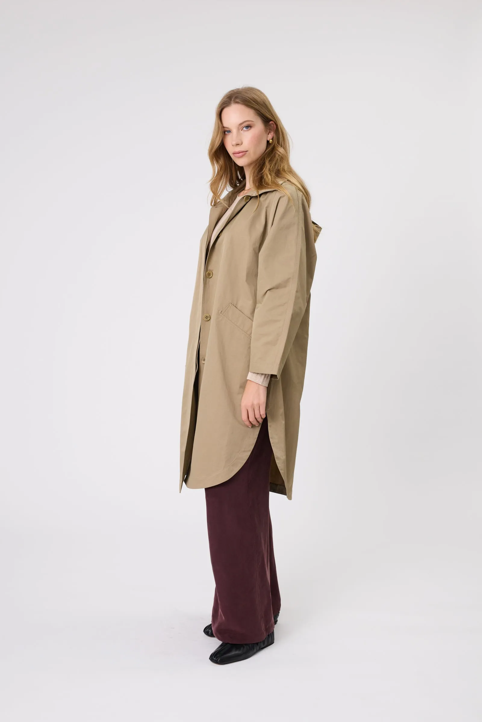 Season Trench Coat - Camel