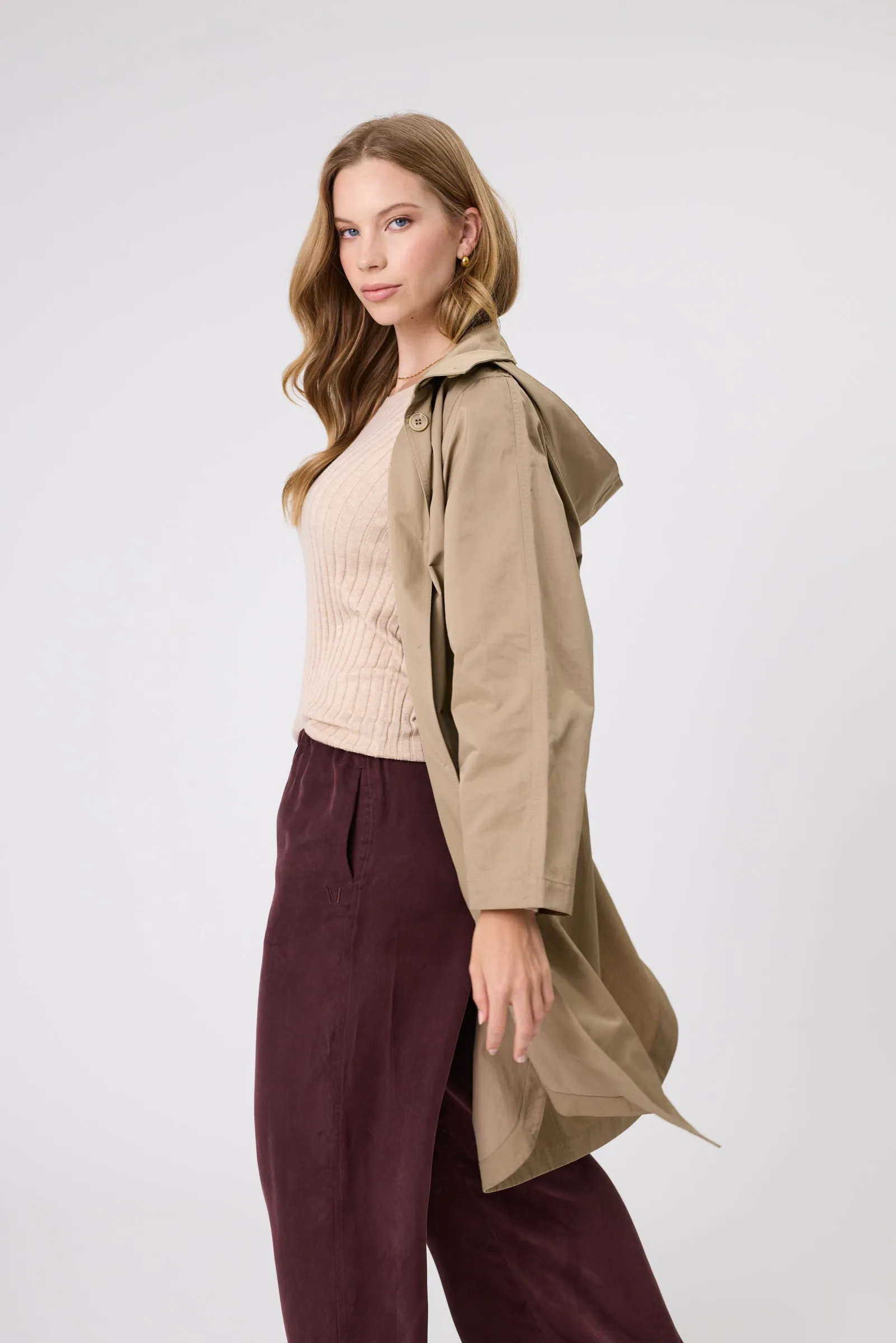 Season Trench Coat - Camel