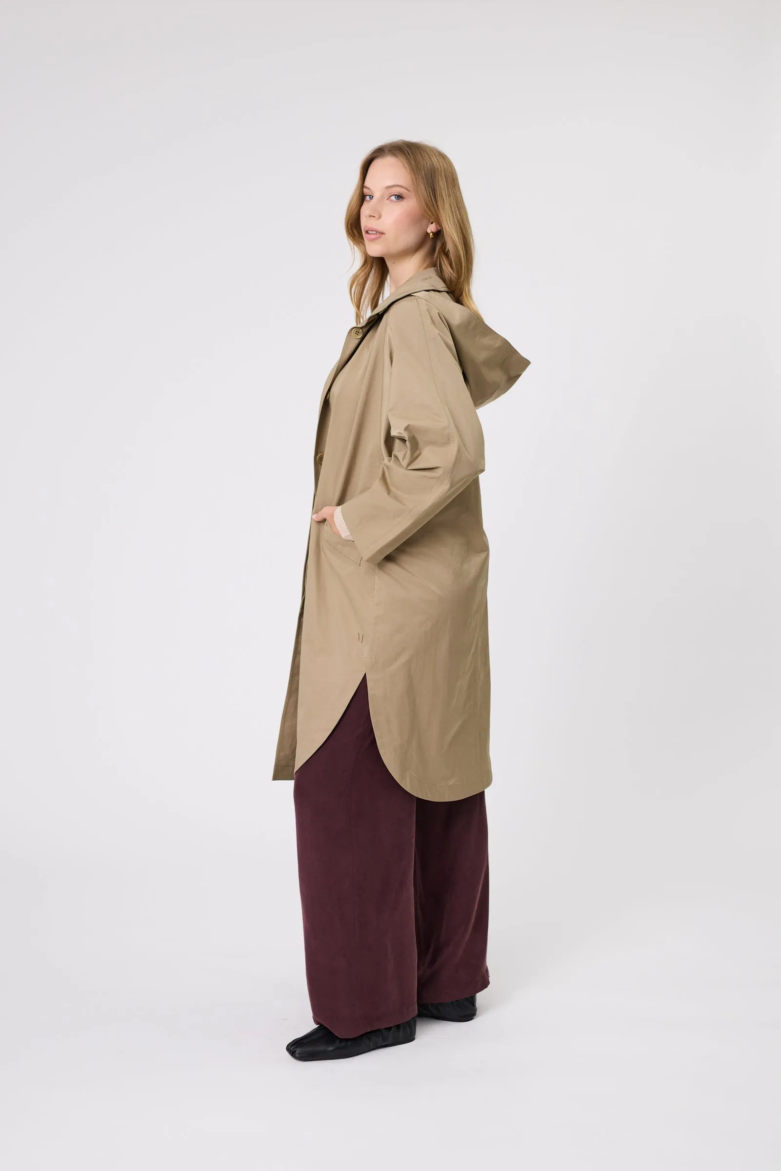 Season Trench Coat - Camel