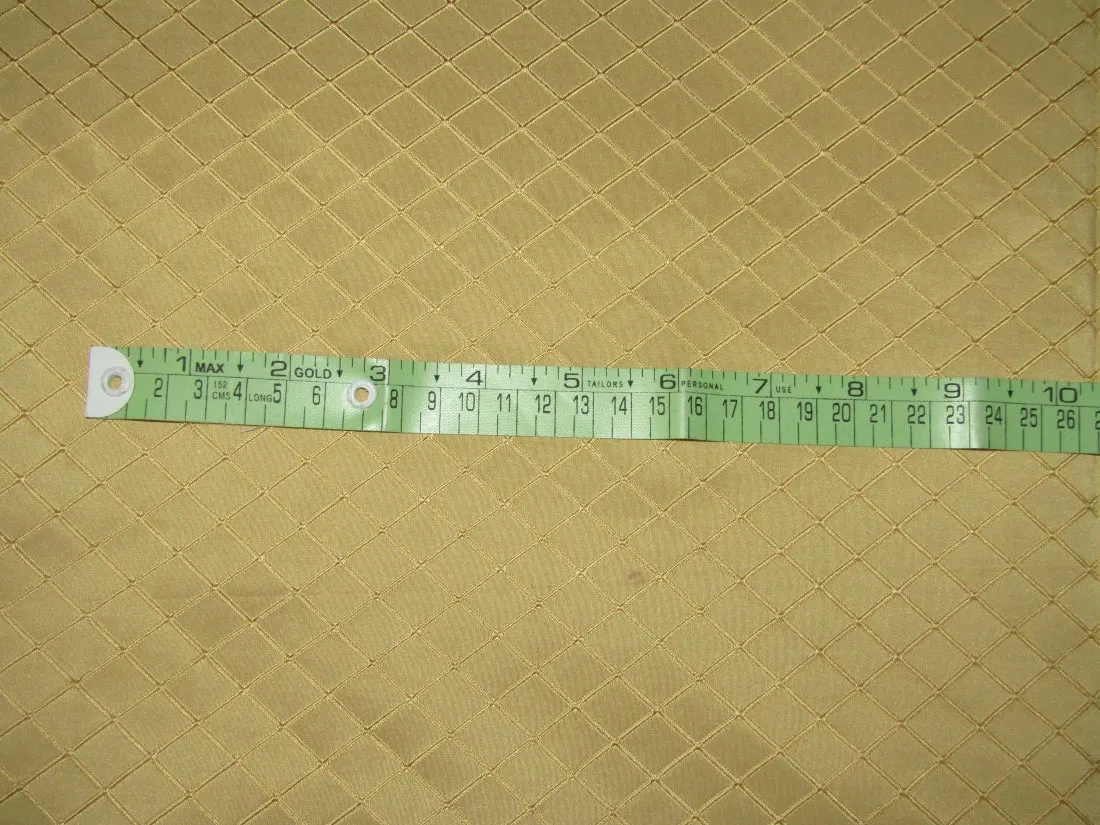 SILK TAFETTA JACQUARD GOLD DOBBY 54" WIDE TAFCJ1