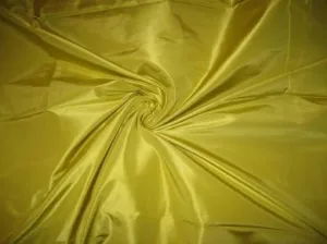 SILK TAFFETA FABRIC 60" wide Lime Green colour 7.35 yards [1499]