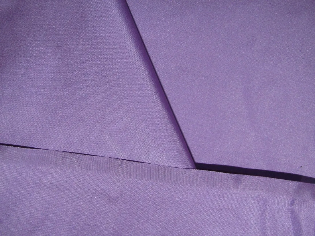 SILK TAFFETA FABRIC Lilac Purple color 54" wide 25.15 momme TAF333