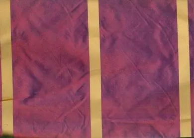 Silk taffeta MAGENTA IRIDESCENT  with satin stripe 54" wide TAFS66[2]