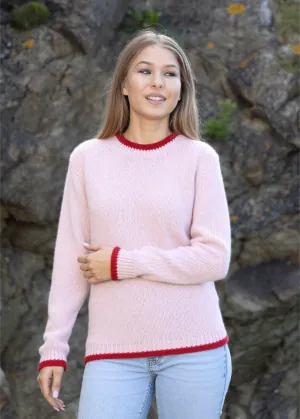 Slaney Crew Neck Sweater | Pink Mist