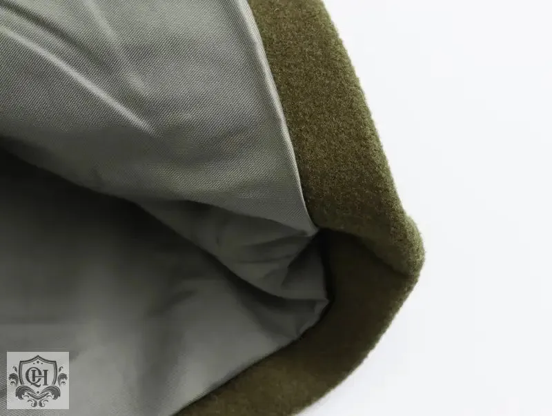 Solid Double Breasted Coat