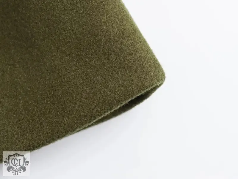 Solid Double Breasted Coat
