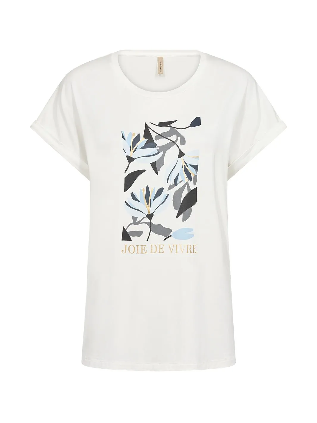 Soya Concept Marica FP 300 t-shirt white/blue