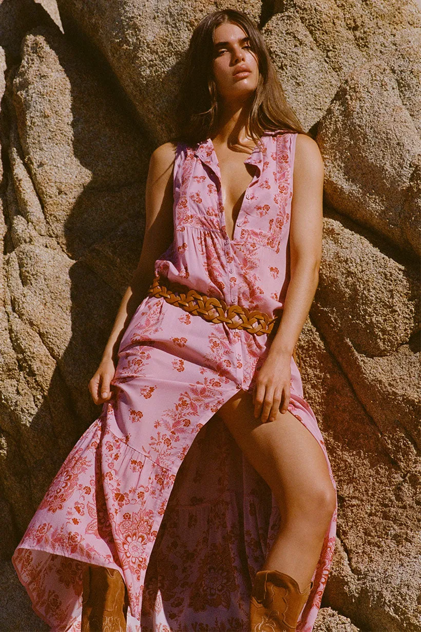 SPELL • SUNSHINE BANDIT Rebel Spirit Button-Through Maxi Dress