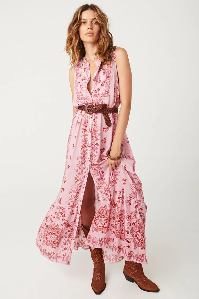 SPELL • SUNSHINE BANDIT Rebel Spirit Button-Through Maxi Dress