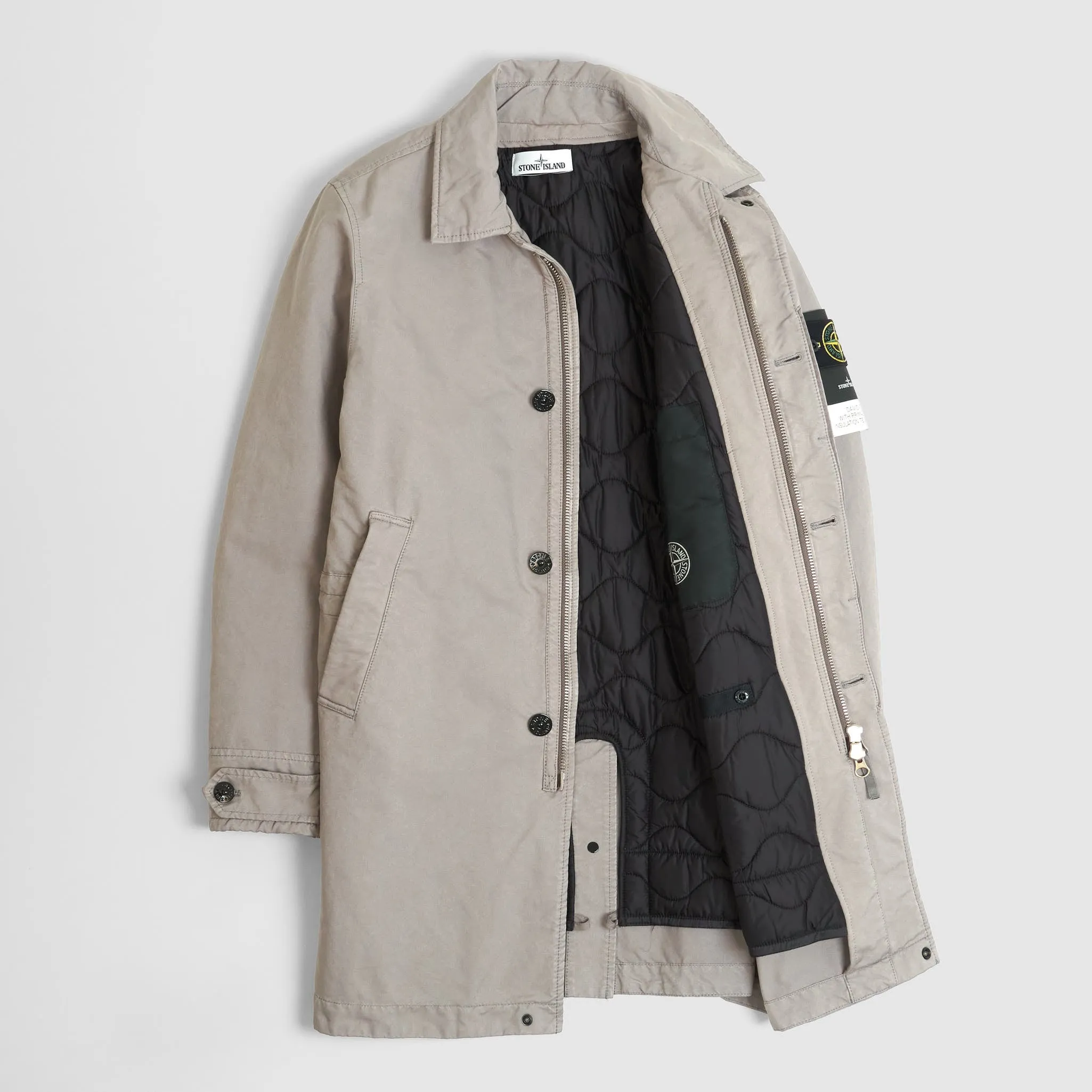 Stone Island David-TC With Primaloft Insulation Trench Coat