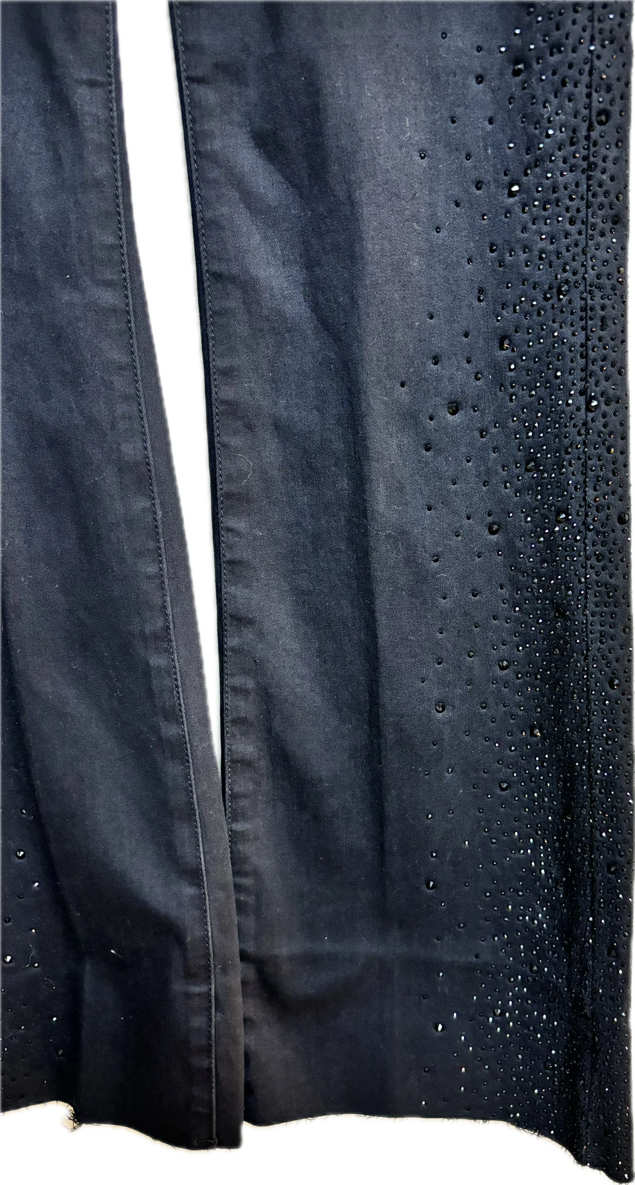 Streamline Bootcut Black Jeans with Crystals  "Success" Ethyl Brand Clothing