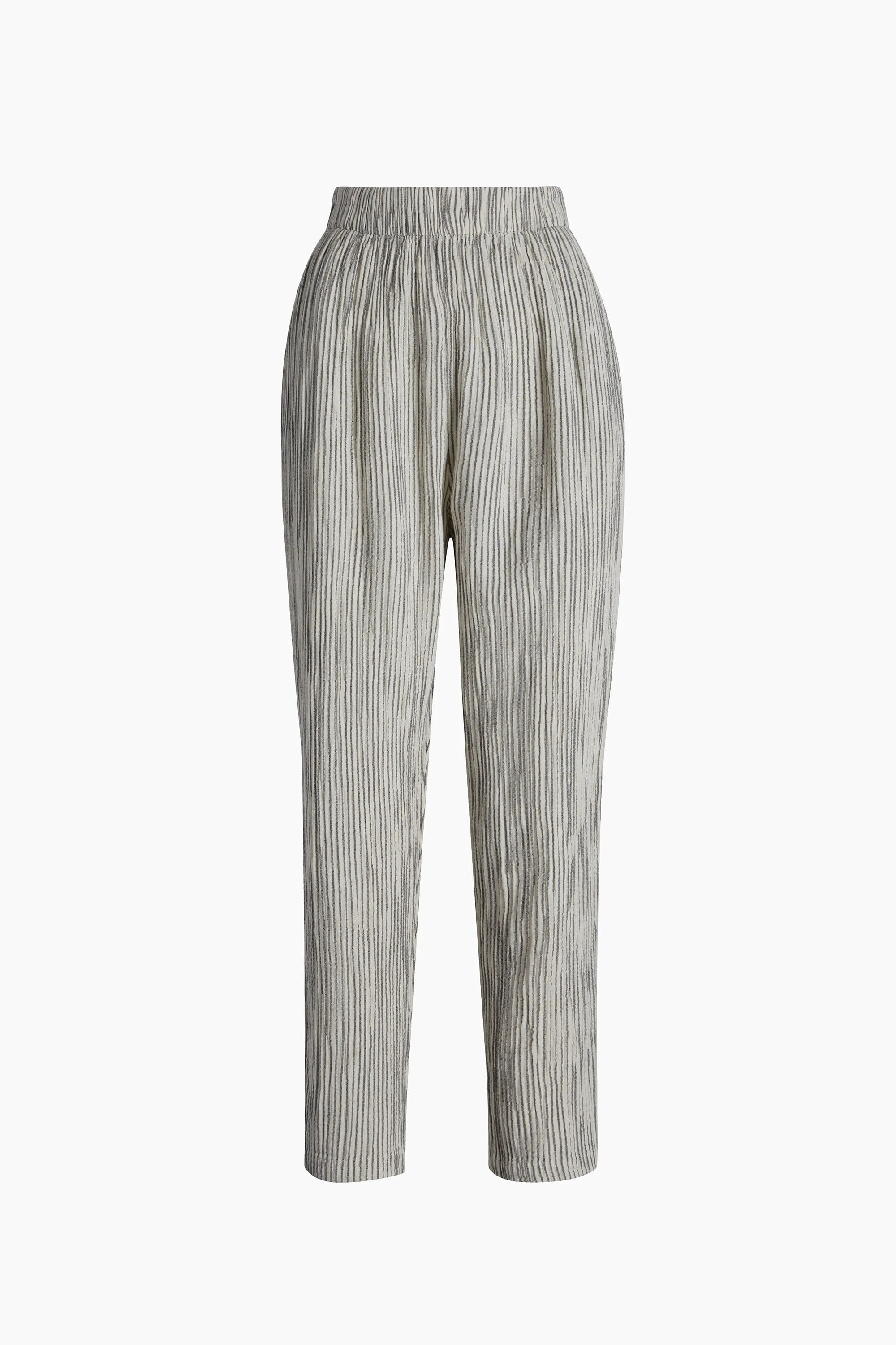 Striped Linen Slouchy Pants