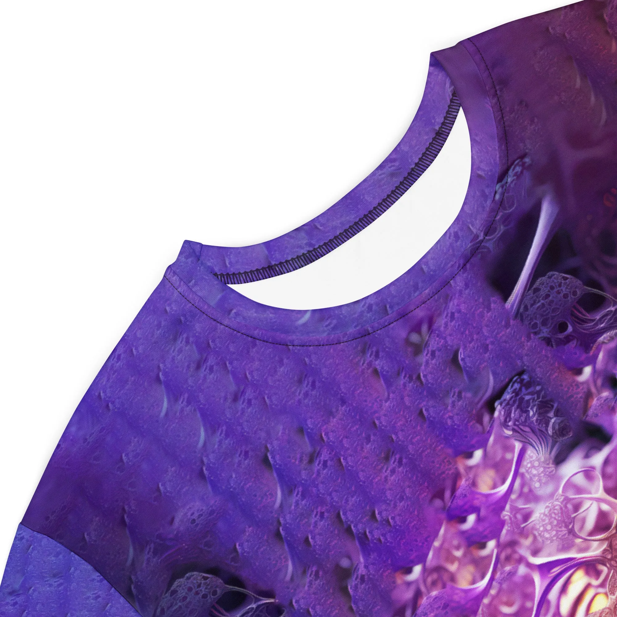 T-Shirt Dress Blooming Purple Cell
