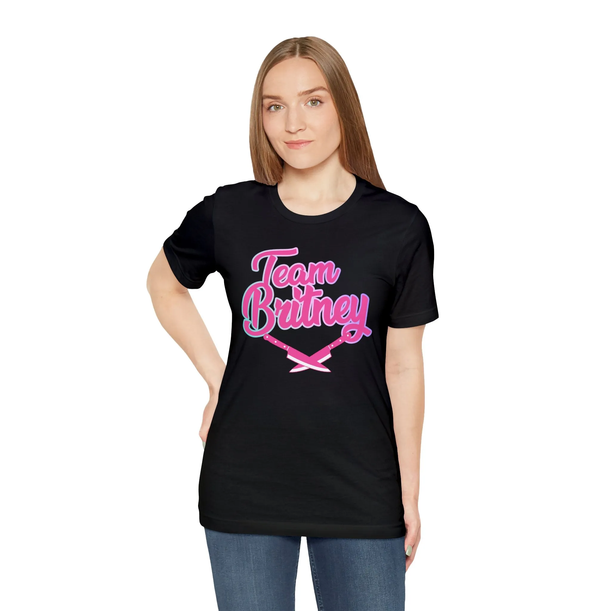 Team Britney (Knives) Unisex Jersey Short Sleeve Tee