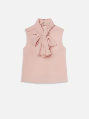 The Knot Blouse -- Light Pink