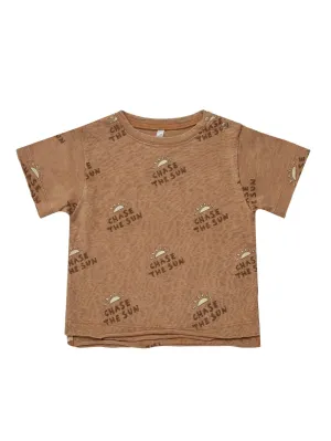 The Raw Edge Tee by Rylee Cru - Chase The Sun - BABY The Raw Edge Tee by Rylee Cru - Chase The Sun - BABY