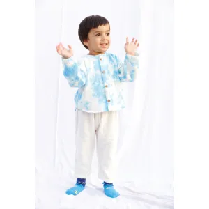 Tie-Dye Crinkled Muslin Co-ord