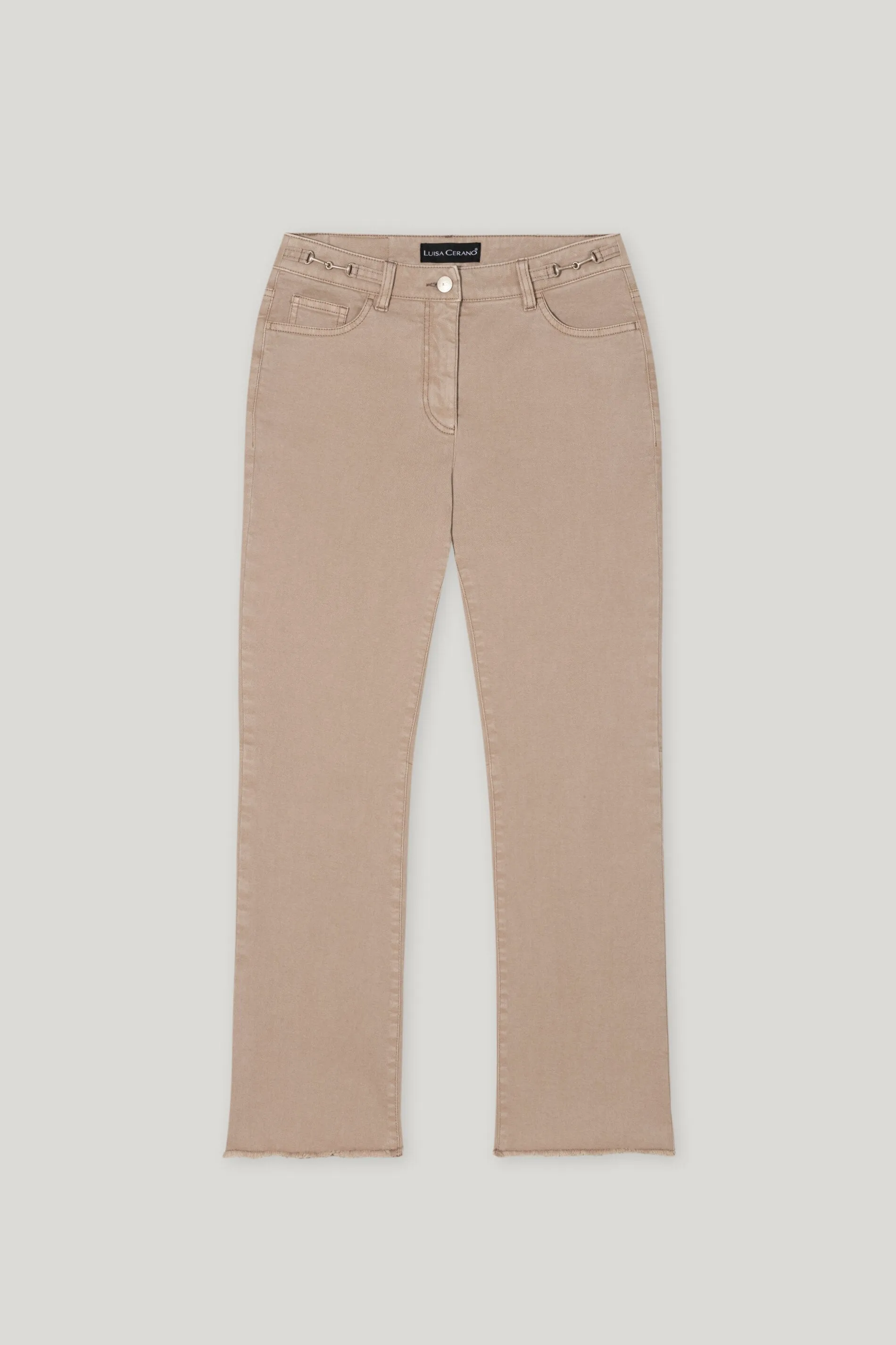 Timeless Chic Cotton Denim Flare 7/8 Jean <span>618736<span>
