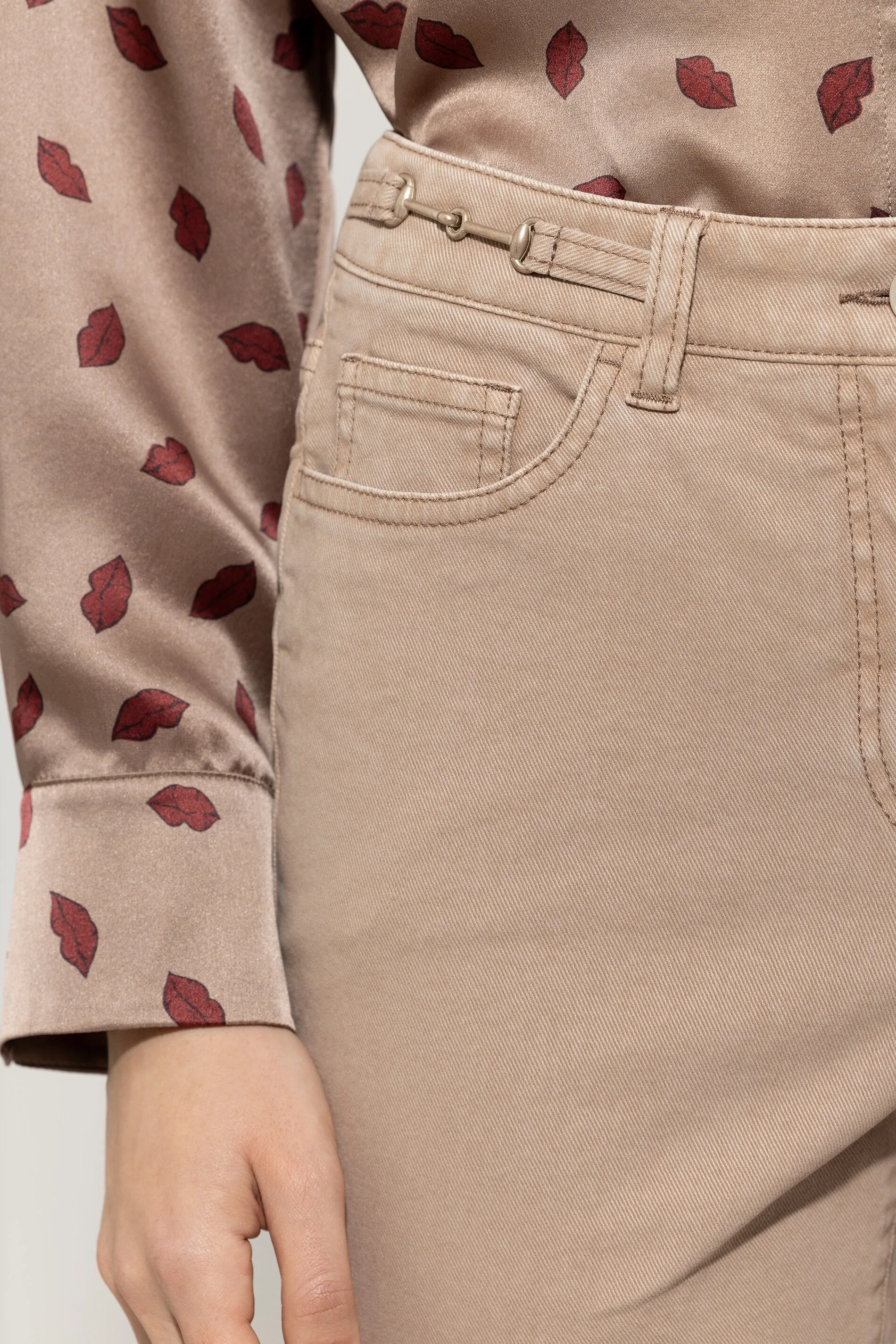 Timeless Chic Cotton Denim Flare 7/8 Jean <span>618736<span>