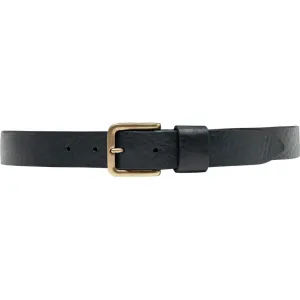 Timeless jeans belt in delicious leather quality / 12824 -  Dark blue