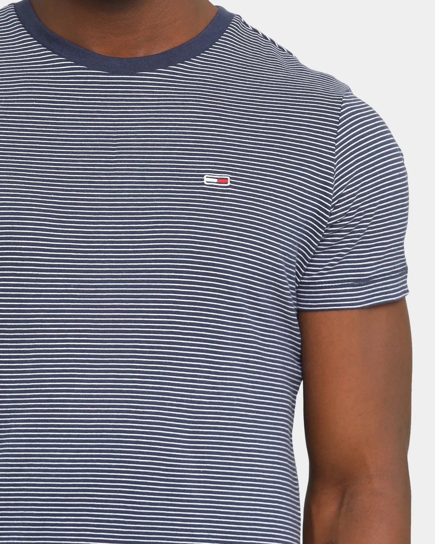 Tommy Jeans Essential Stripe T-Shirt Twilight Navy/White