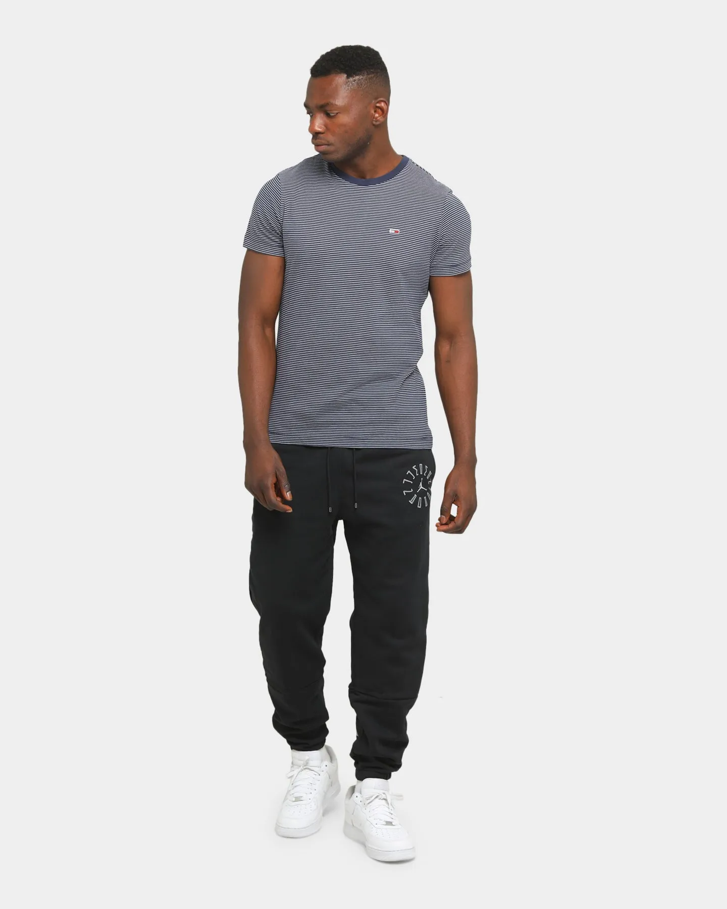 Tommy Jeans Essential Stripe T-Shirt Twilight Navy/White