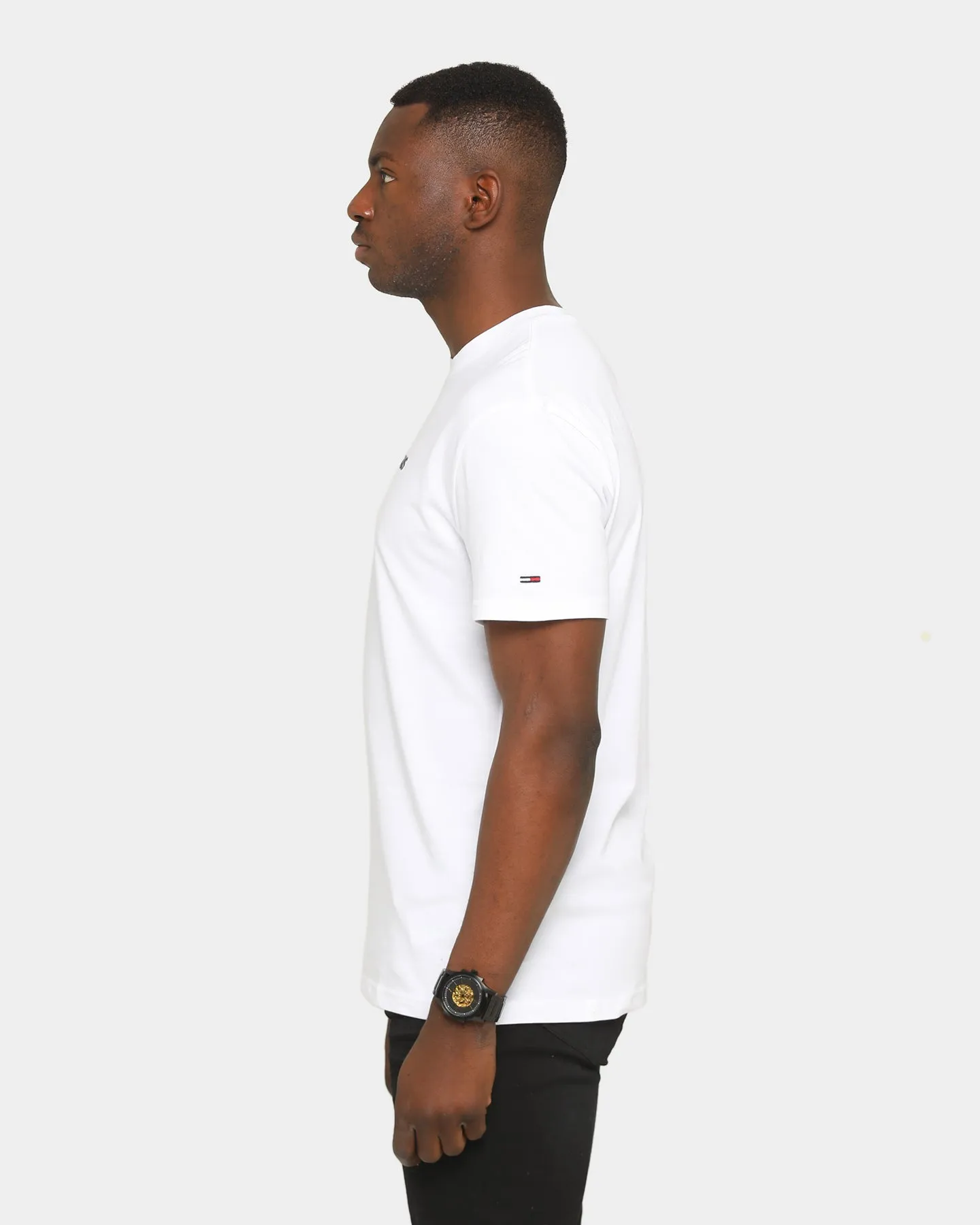 Tommy Jeans Straight Logo T-Shirt White