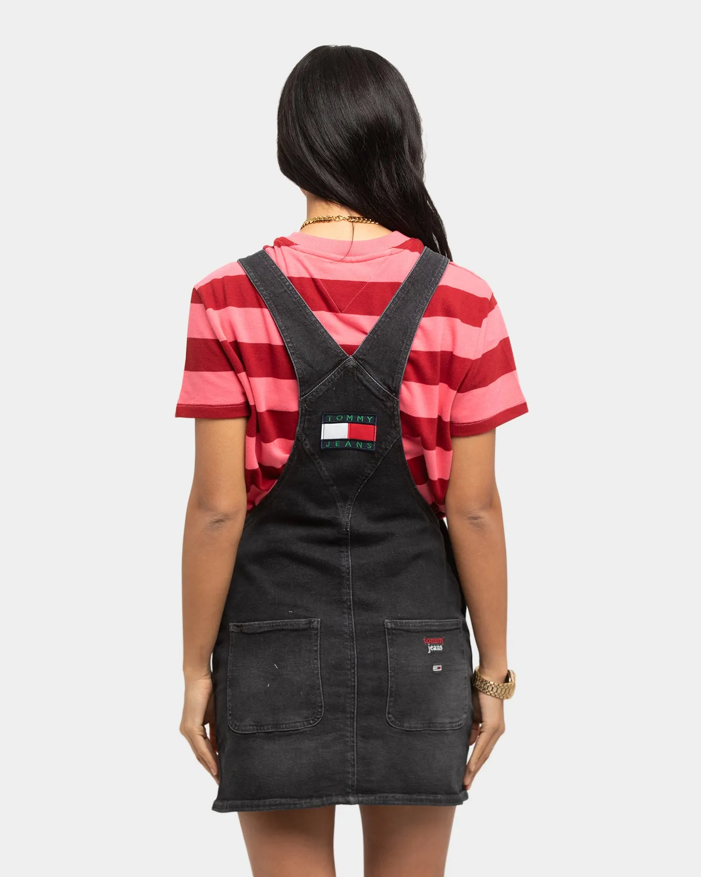 Tommy Jeans Women's Classic Dungaree Dress Black
