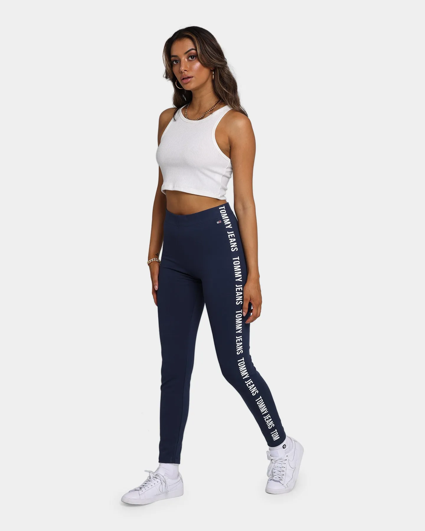 Tommy Jeans Women's Skinny Tape Legging Twilight Navy