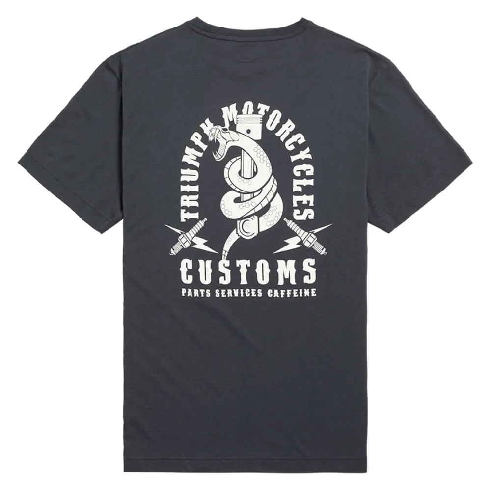 Triumph Snake Pit T-Shirt Jet Black / Bone