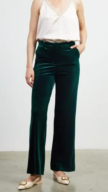 Velvet Trousers Hunter-Green