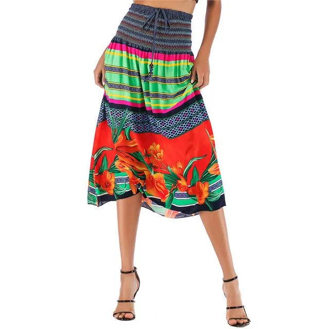 Versatile Boho Print Dress