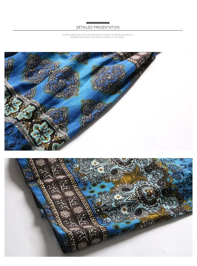 Versatile Boho Print Dress