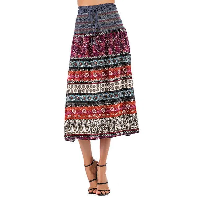 Versatile Boho Print Dress