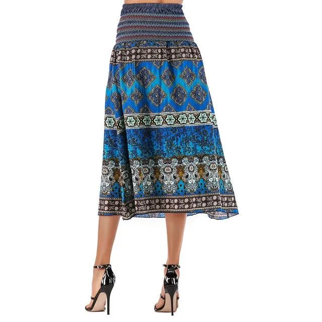Versatile Boho Print Dress