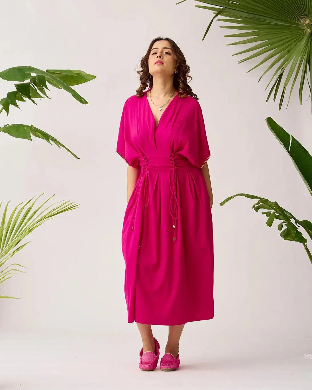Versatile Chain-Link Midi Dress