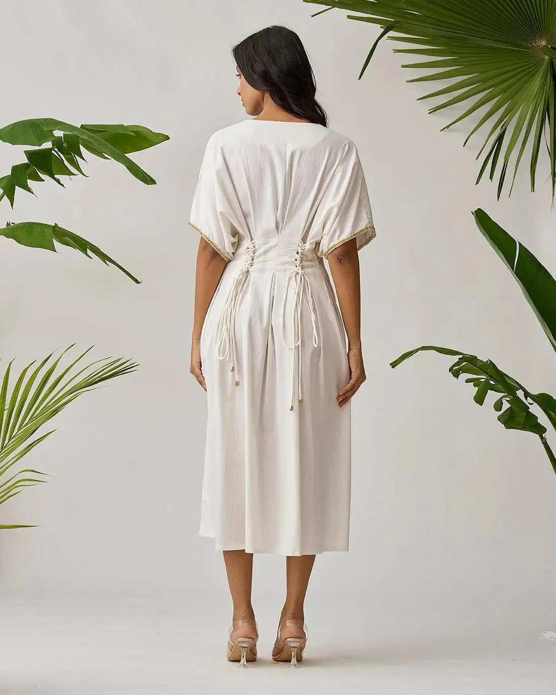 Versatile Chain-Link Midi Dress